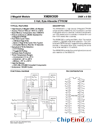 Datasheet XM28C020MHR-15 manufacturer Xicor