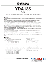 Datasheet YDA135 manufacturer YAMAHA