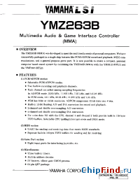 Datasheet YMZ263B manufacturer YAMAHA