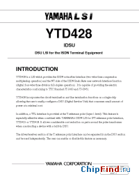 Datasheet YTD428 manufacturer YAMAHA