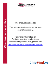 Datasheet EA218EC5B manufacturer Zarlink