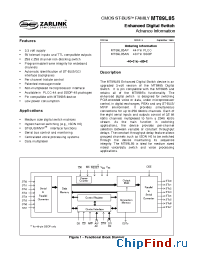 Datasheet MT89L85ANR manufacturer Zarlink
