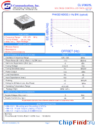 Datasheet CLV0625L manufacturer Z-Communications