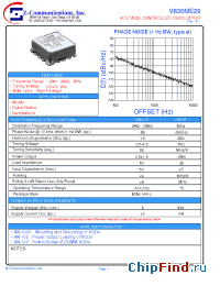 Datasheet V630ME29 manufacturer Z-Communications