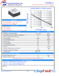 Datasheet V965ME04 manufacturer Z-Communications