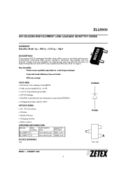 Datasheet ZLLS500TA manufacturer Zetex