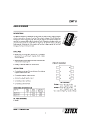 Datasheet ZMT31TA manufacturer Zetex