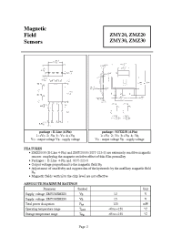 Datasheet ZMY30 manufacturer Zetex