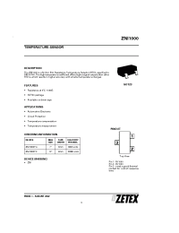 Datasheet ZNI1000 manufacturer Zetex