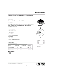 Datasheet ZXMN2A02X8 manufacturer Zetex