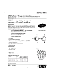 Datasheet ZXTDA1M832 manufacturer Zetex