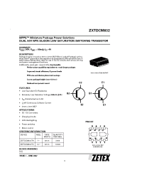 Datasheet ZXTDCM832 manufacturer Zetex