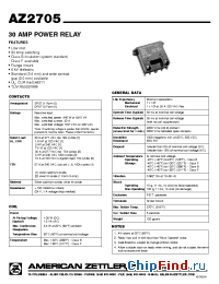Datasheet AZ27051A24D manufacturer Zettler