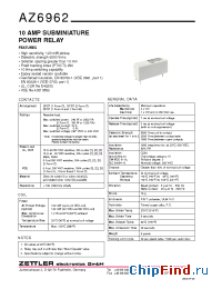 Datasheet AZ6962-1AE-5D manufacturer Zettler