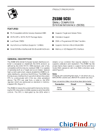 Datasheet Z0538001PSC manufacturer Zilog