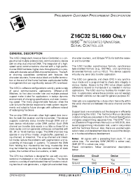 Datasheet Z16C3220VSC1660 manufacturer Zilog