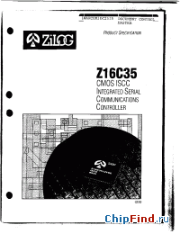 Datasheet Z16C3510FED manufacturer Zilog