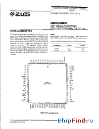 Datasheet Z84C1516ASC manufacturer Zilog