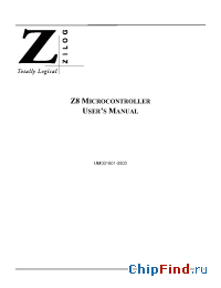 Datasheet Z86L06 manufacturer Zilog