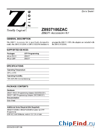Datasheet Z8932101ZEM manufacturer Zilog