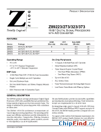 Datasheet Z8932320VEC manufacturer Zilog