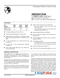 Datasheet Z8C520 manufacturer Zilog