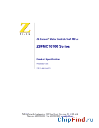 Datasheet Z8FMC04100AKEG manufacturer Zilog
