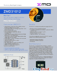 Datasheet ZMD31012 manufacturer ZMD