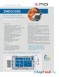 Datasheet ZMD31030ADES manufacturer ZMD