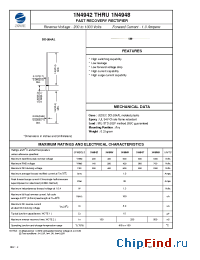 Datasheet 1N4944 manufacturer Zowie