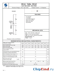 Datasheet FR153 manufacturer Zowie