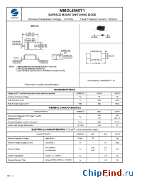 Datasheet MMDL6050T1 manufacturer Zowie