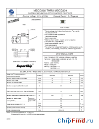 Datasheet MSCD202 manufacturer Zowie